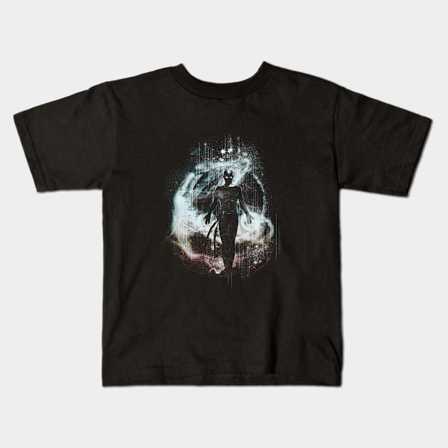 space bendering Kids T-Shirt by kharmazero